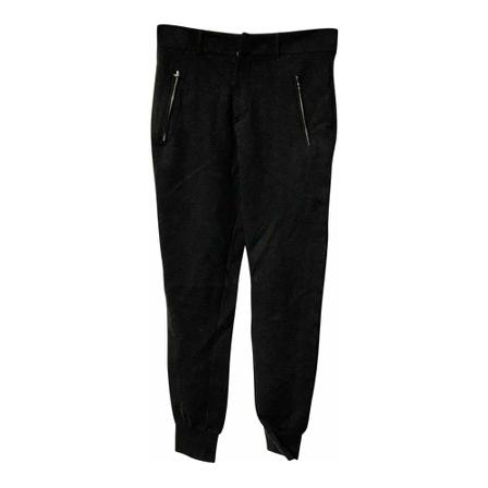 Alexander McQueen, Zip Pocket Ankle Jogger Pants Czarny, Kobieta, Rozmiar: S