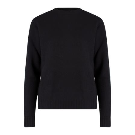 Jil Sander Strik J02Gp0043J14506 Sort, Dame Striktrøjer