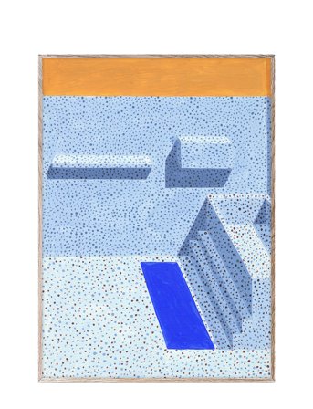 Paper Collective Bathroom Stories 02 - Blue - 50X70CM x 50