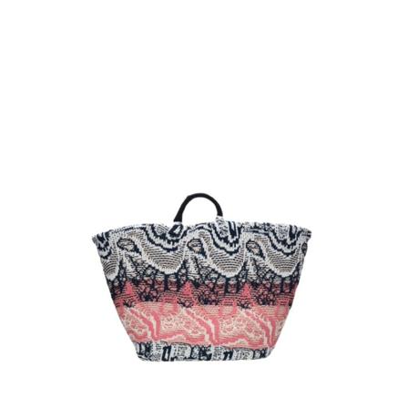 Roberto Collina, Jacquard Bag Roze, Dames, Maat:ONE Size