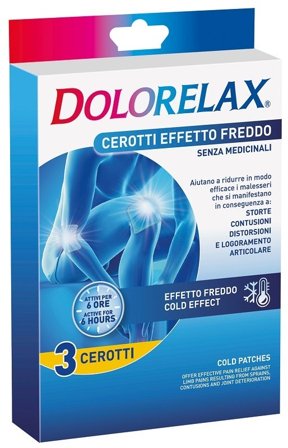 Dolorelax Cerotto Effetto Freddo 3 Pezzi