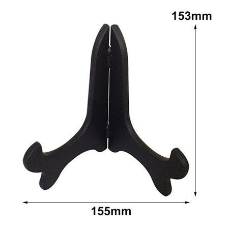 1 STK skjermstativ i tre tallerkenstativ Skåleramme Fotobok