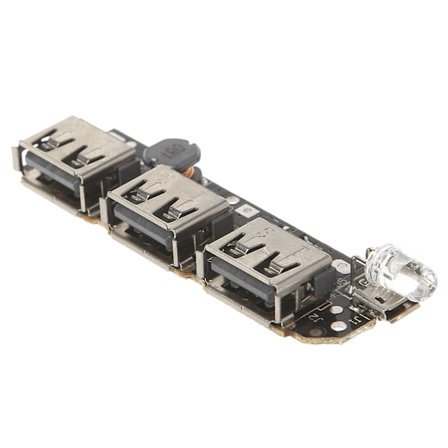 5V 2.1A 3 USB Mobil Power Bank Oplader Modul Opladningskredsløb Step Up