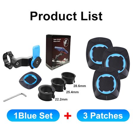 QUAD-LOCK Motorcykel Cykel Telefonhållare Ställ Cykel Telefonhållare Cykelhållare 360° Roterbart Navigationsstöd Säkerhetsfäste