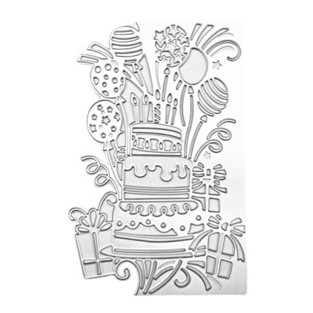 Kakkukorttien metallileikkurit Stencil Scrapbooking Diy Albumi Leimas Paperikortti