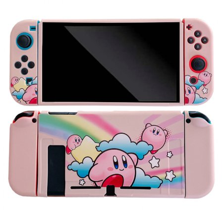 Etui for Nintendo Switch, Hard Shell Dockable Protective Case Cover for Switch og JoyCon Controller