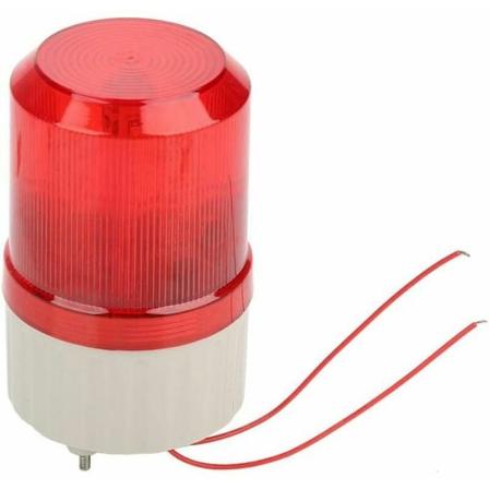 220V 2A Rød LED Baklys Blinkende Rotasjonsalarm Nødsystem (8 8 15cm)