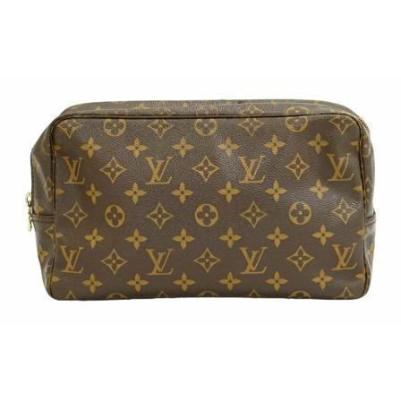 Louis Vuitton Vintage, Pre-owned Toilet Bag Bruin, Dames, Maat:ONE Size,Canvas