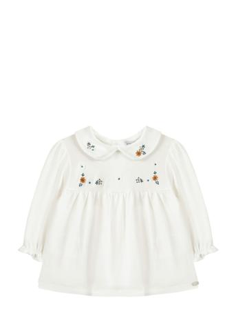 Teeshirt2 Dresses & Skirts Dresses Casual Dresses Long-sleeved Casual Dresses Valkoinen Tartine Et Chocolat