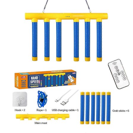 Koncentrationsträningsleksaksset för barn med Drop Stick-spel och koncentrationsförbättrande enhet
