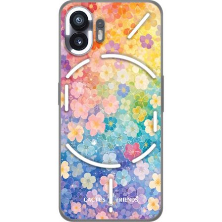 Yhteensopiva Puhelinkuori Nothing Nothing Phone (2) Cactus and Friends – RainbowBloom