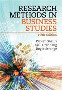 Research Methods in Business Studies, ISBN: 9781108708241