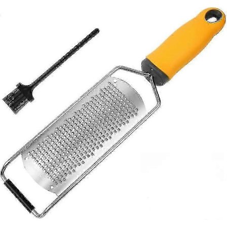 Rivjärn, Citronzestjärn, Parmesanrivjärn, Choklad, Med Rakbladsvasst Rostfritt Stål Blad, Skyddskåpa Och Rengöringsborste
