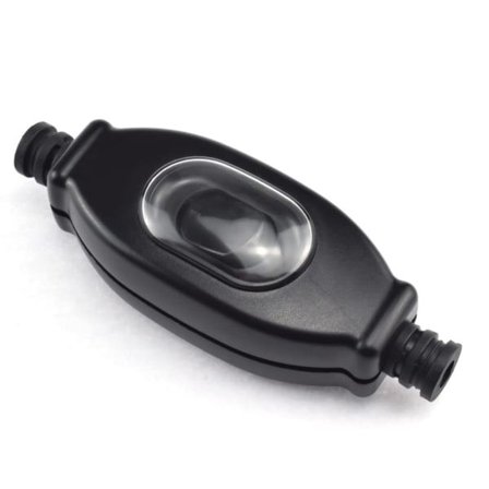 Apparatbryter - 1 pakke vanntett inline vippe lysbryter O