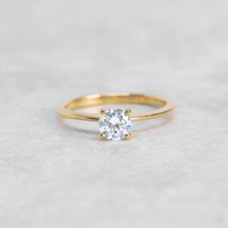 Borgmåra, 18K Gelbgold : Diamanten - Laborgezüchtet, Karat - 0.50 kt