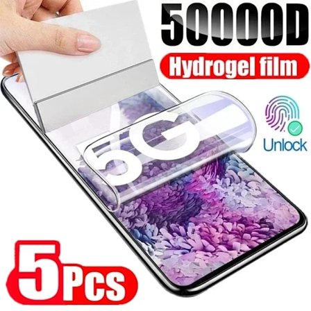 5 st Hydrogelfilm för Samsung S21 S23 S22 Ultra S24 S8 S9 S10 Plus S21FE Skärmskydd för Galaxy Note 20 Ultra 10 Plus S10E