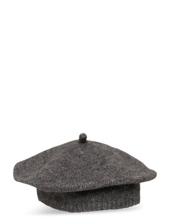 Mango Striped Beret - Grey - ONE SIZE