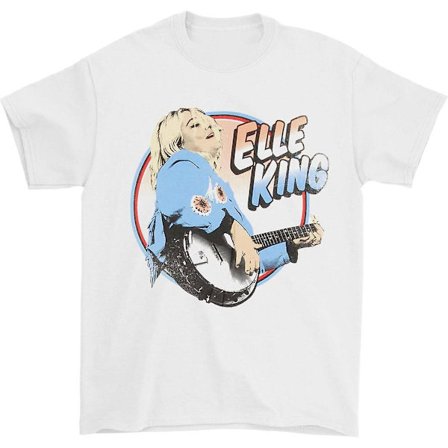 Elle King Banjo Portrait T-shirt
