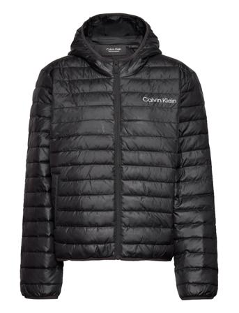 Pw - Padded Jacket Outerwear Sport Jackets Sort Calvin Klein Performance