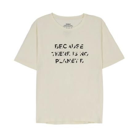 Ecoalf, T-Shirts Beige, Dames, Maat:S