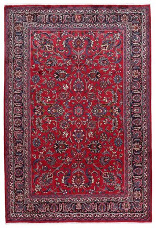 Floral Mashad Rug 200X295 Wool