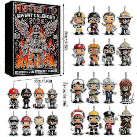 Brannmann John Deere Billie Eilish Advent Juletre Akryl Anheng.z