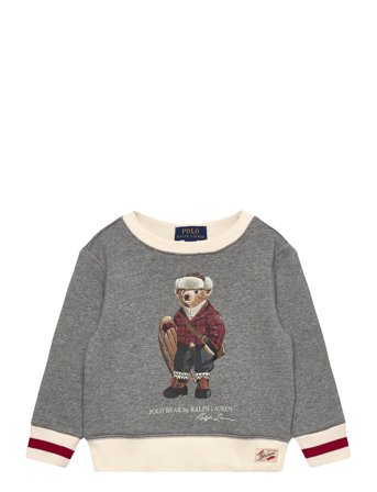 Polo Bear Fleece Sweatshirt Grey Ralph Lauren Kids