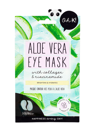 Oh K Aloe & Collagen Eye Mask Ansiktsmask peeling Dam 3,6G