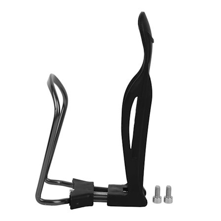 Justerbar Vandflaskeholder i Aluminiumlegering til Cykel Cykel Cykelbeslag Holder Tilbehør Sort