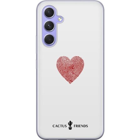 Yhteensopiva Puhelinkuori Samsung Samsung Galaxy A54 Cactus and Friends - Fingerprint Love