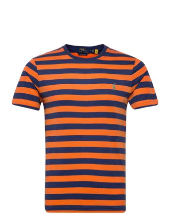 Custom Slim Fit Jersey Crewneck T-Shirt Patterned Polo Ralph Lauren