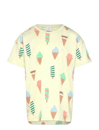 Top Ss Icecream Tops T-Kortærmet Skjorte Green Lindex