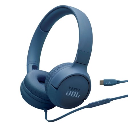 JBL - Hodetelefoner on & over-ear Tune 520C - Blue Blå