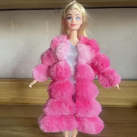 Mordely 1/6 Dockkläder Cardigan Pälskläder 2