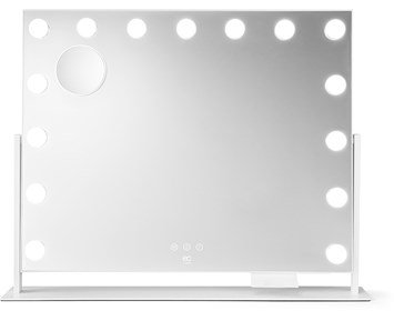 EC-by Wilfa Sminkspegel Star-Stort sminkespeil med mobiltelefonholder og USB-lading-Personal health & wellness-Sminkespeil