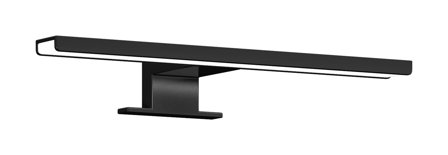 Gustavsberg GB71GCCL30BL Speilarmatur svart 30 cm, Belysning