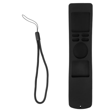 Blød silikone stødsikker skridsikker TV-fjernbetjeningsetui til Xiaomi Mi 4S TV sort