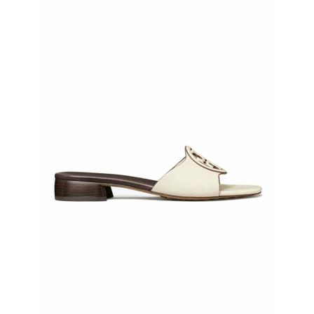 Tory Burch, Sliders Wit, Dames, Maat:37 EU