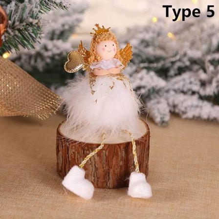 Juldekoration Ängeldocka Härlig tjej TYP 5