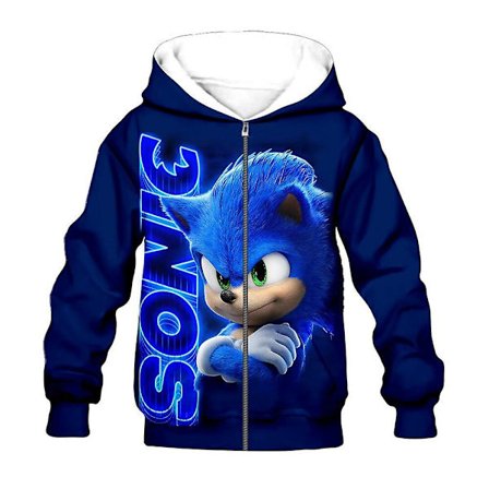 Sonic Game Sweater 3d Anime Cosplay Kids Sweater-a zy