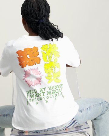 Zadig&Voltaire SHORT SLEEVES TEE-SHIRT Blanc T-shirts Fille - Kids Brand Store