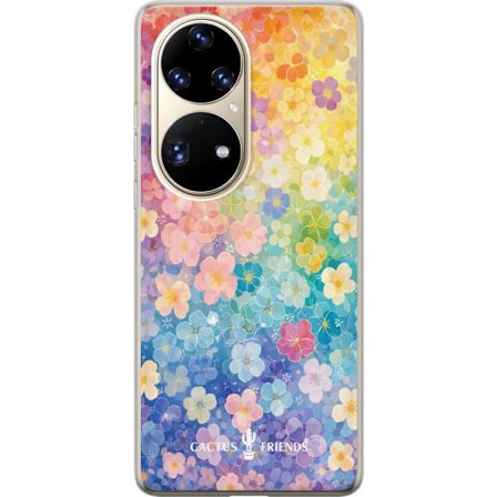 Yhteensopiva Puhelinkuori Huawei Huawei P50 Pro Cactus and Friends – RainbowBloom