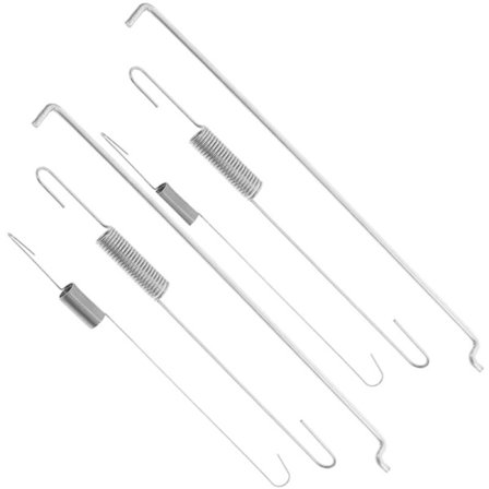 2 st Generator Hastighetsregleringsfjädrar Hastighetsregleringsstång Förgasare Gasreglage Returfjädrar Motorlänkstång