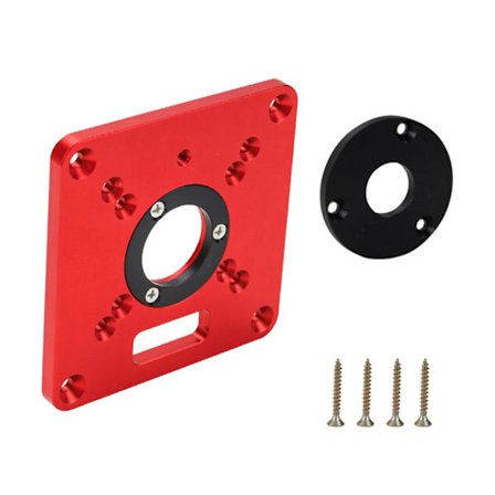 Træbearbejdning Indsatsbundplade Aluminium til Fræsebord Reparationsmaskine