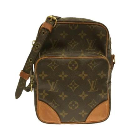 Louis Vuitton Vintage Pre-owned Polyester louis-vuitton-Tass , Bruin , Dames , Maat: ONE Size Vintage Tassen