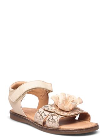 Bisgaard Agnes Shoes Summer Shoes Sandals Beige Bisgaard