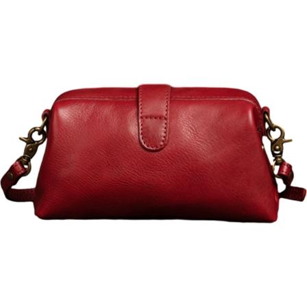 Retro Håndlaget Legeveske Skulderreim Dame Vintage Stil Lær