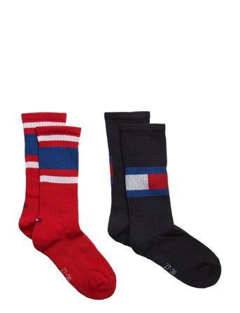 Th Kids Flag 2P Socks & Tights Socks Sininen Tommy Hilfiger