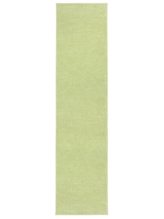 Dywan Wewnętrzny I Zewnętrzny Jednobarwny Możliwość Prania Mały Anna - Zielony 80X300 W Nowoczesnym Stylu