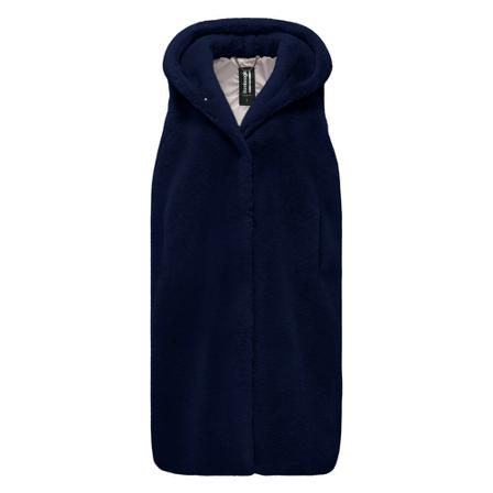 BomBoogie Long Eco-Fur Vest Blå, Dame